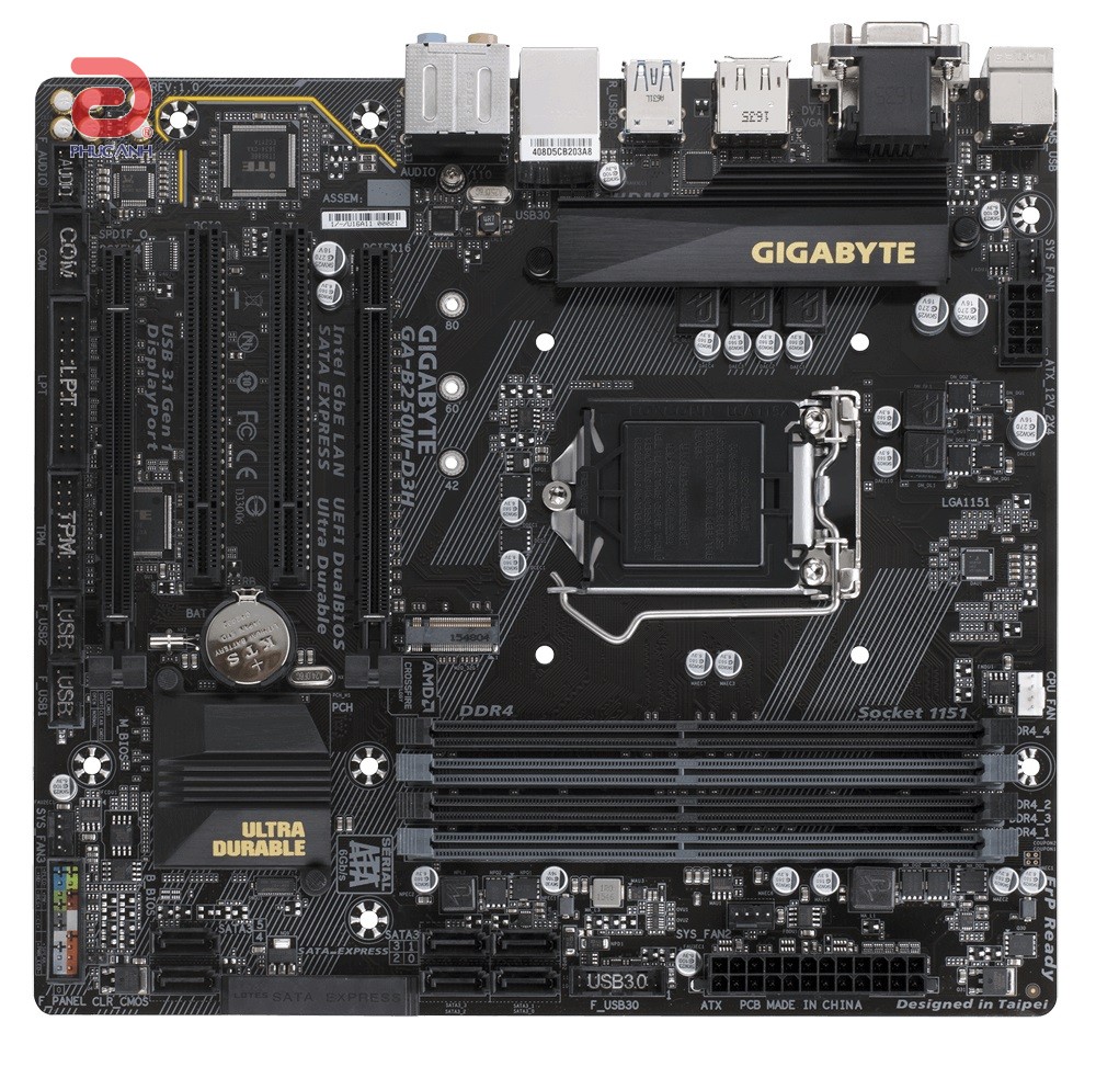 Mainboard GIGABYTE B250M D3H (GA-B250M-D3H)