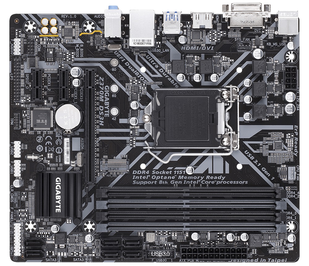 Mainboard Gigabyte Z370M DS3H