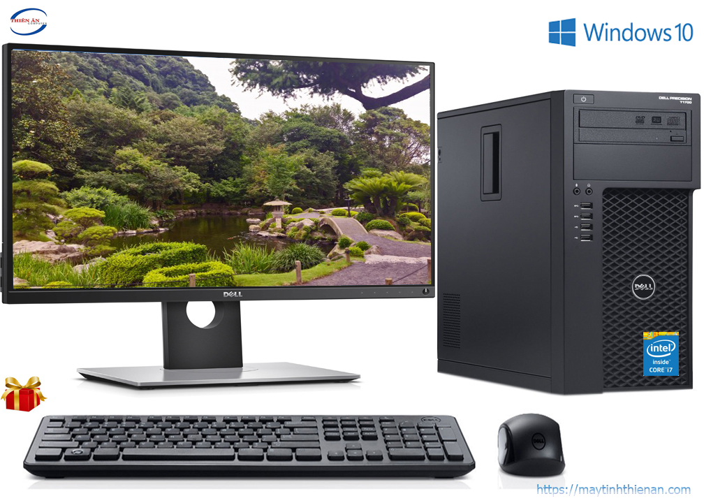Máy Bộ Dell T1700: Core i7-4770/4GB/250GB/20inch
