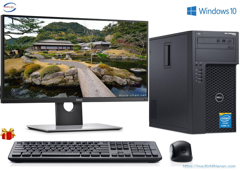 Máy Bộ Dell T1700: Core i7-4770/4GB/250GB/22inch