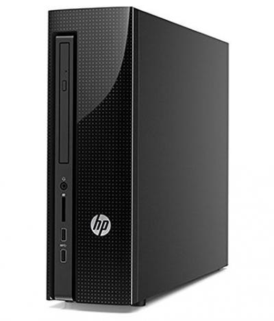 Hp Slimline 260-P021IN (6th gen Core i3-6100T 3.2 GHz/4GB RAM/1TB 7200RPM /Dvd RW/WI-FI/Windows10) Black