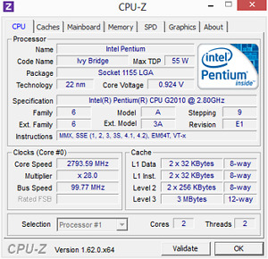 Intel Pentium G2010